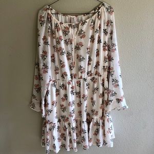H&M Floral Chiffon Dress